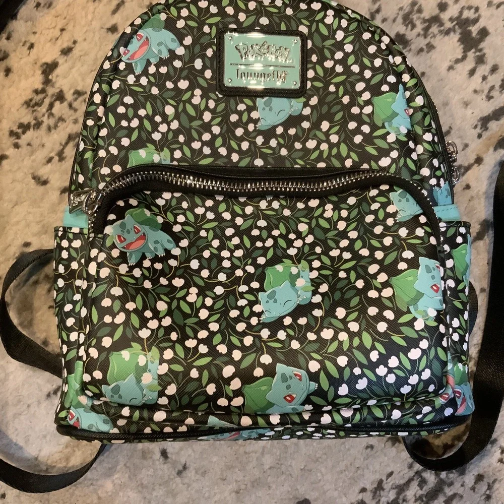 Loungefly Mini Backpack ~‎ BULBASAUR ~ Pokemon Loungefly Backpack EUC